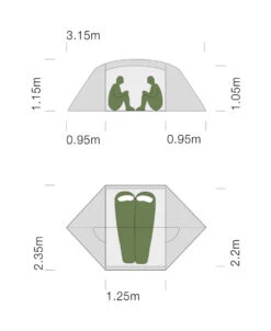 Exped - Venus II UL 5 Exped - Venus II UL -Camping Im Freien Verkaufs-Shop exped venus ii extreme 43
